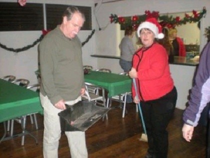 Cleaning Up the Christmas Party